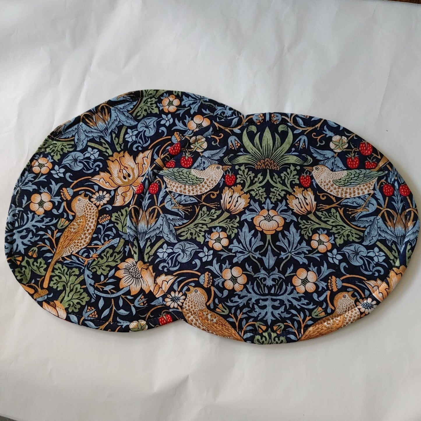 Tea Cosy in Strawberry Thief Navy by William Morris- Smaller