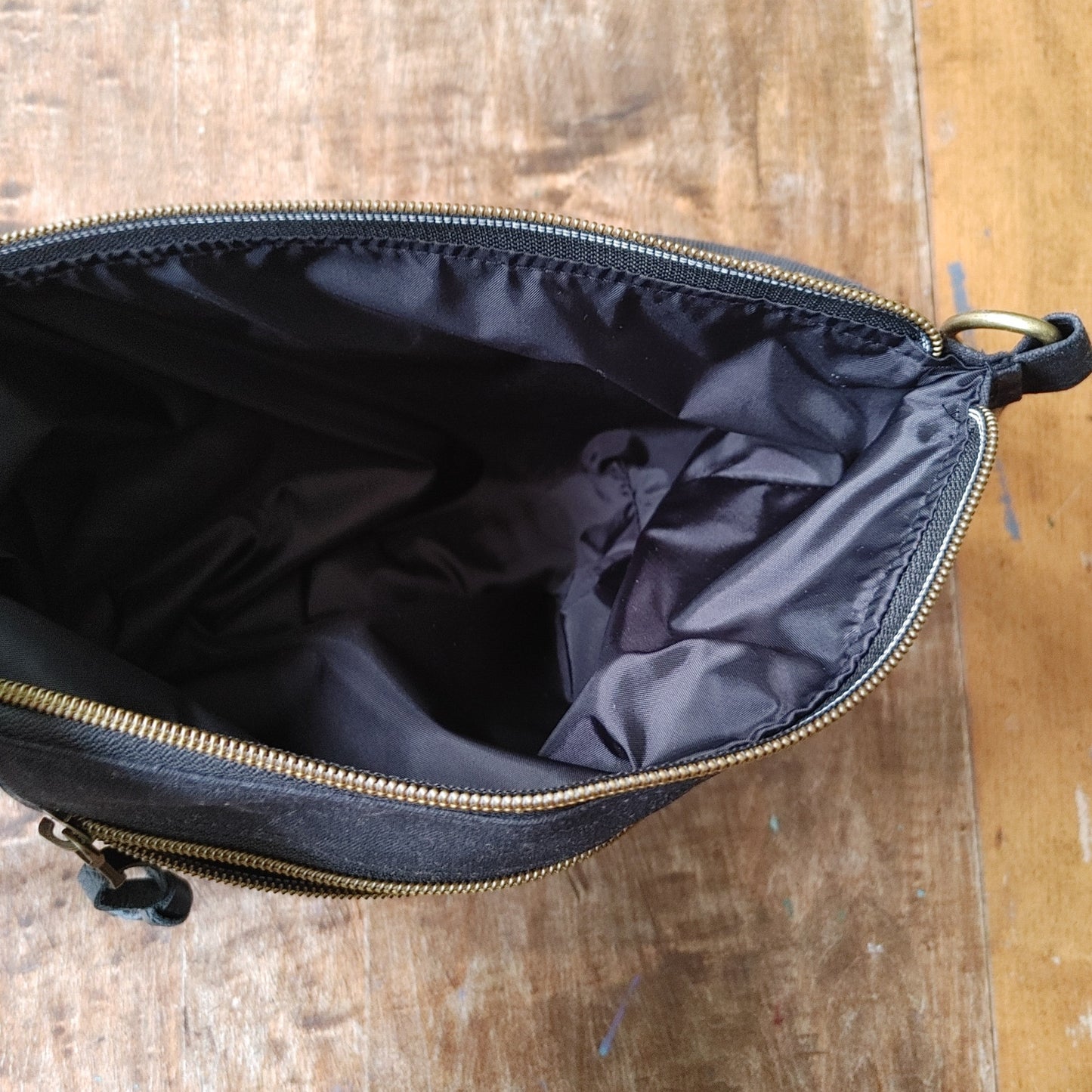 Belt Bag / Hip Pack Large Capacity in Waxed Canvas and Print