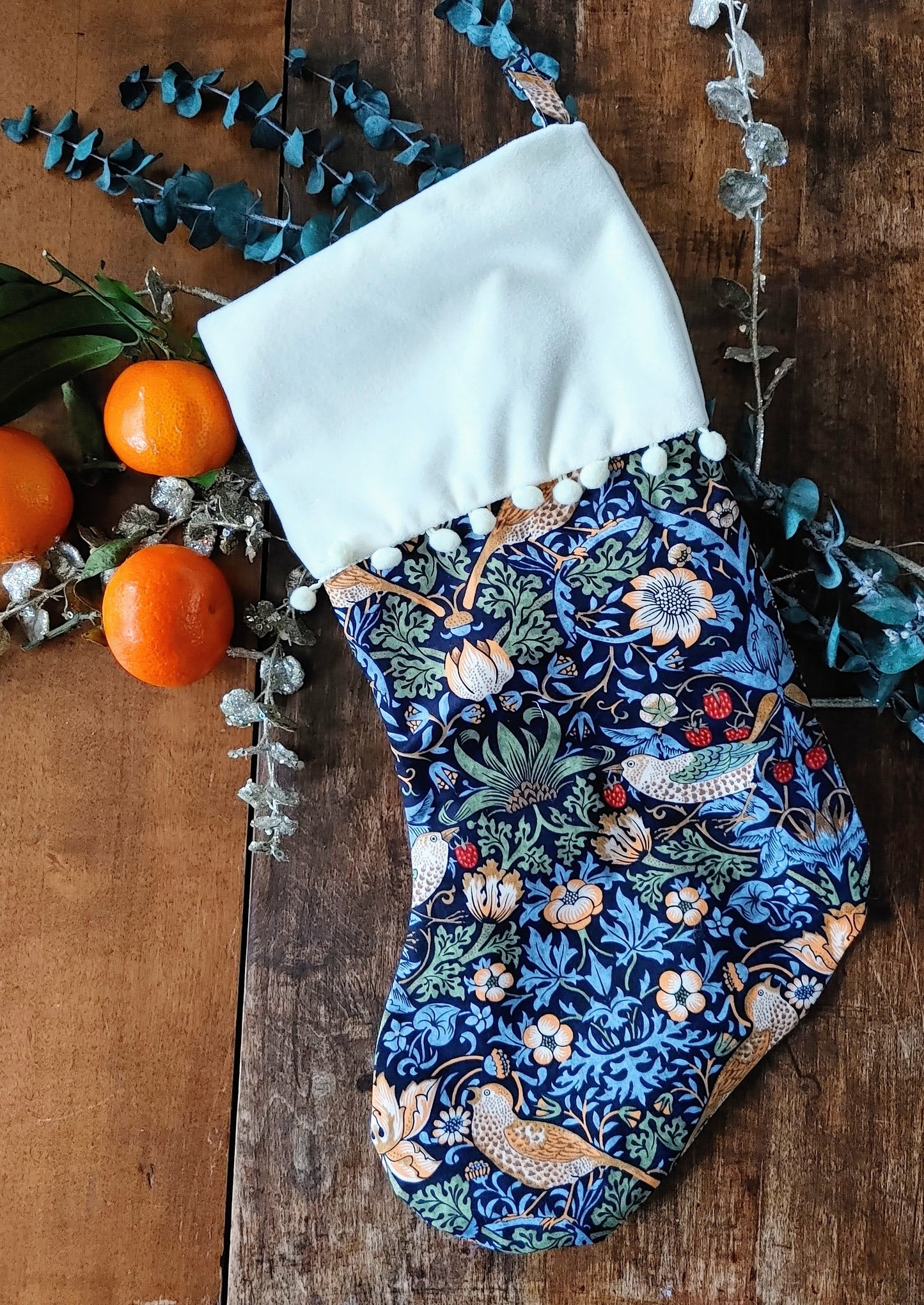 William Morris Christmas Stocking