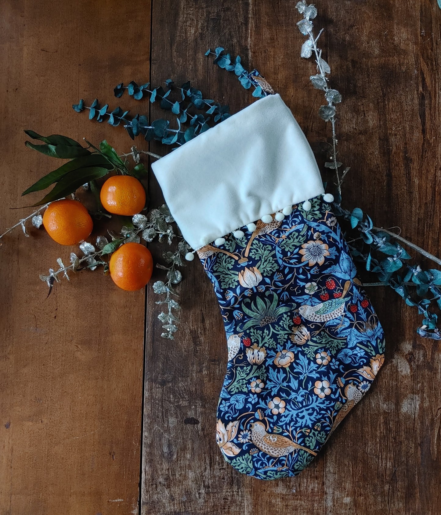 William Morris Christmas Stocking