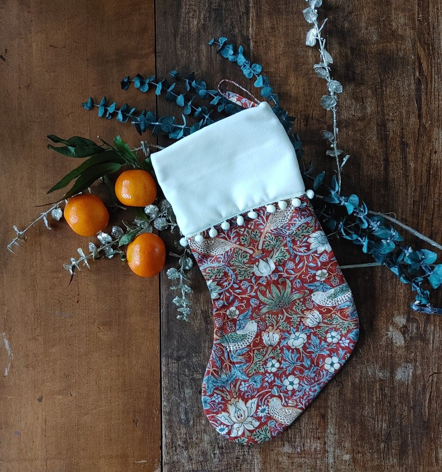 William Morris Christmas Stocking