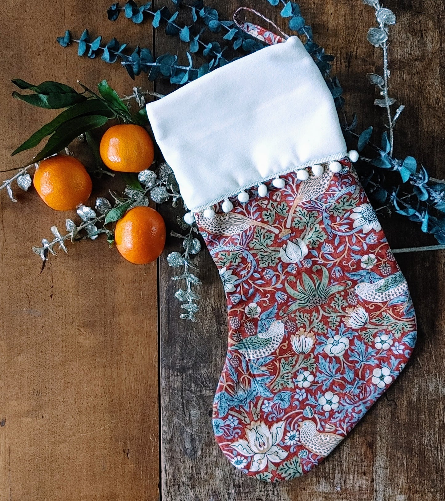 William Morris Christmas Stocking