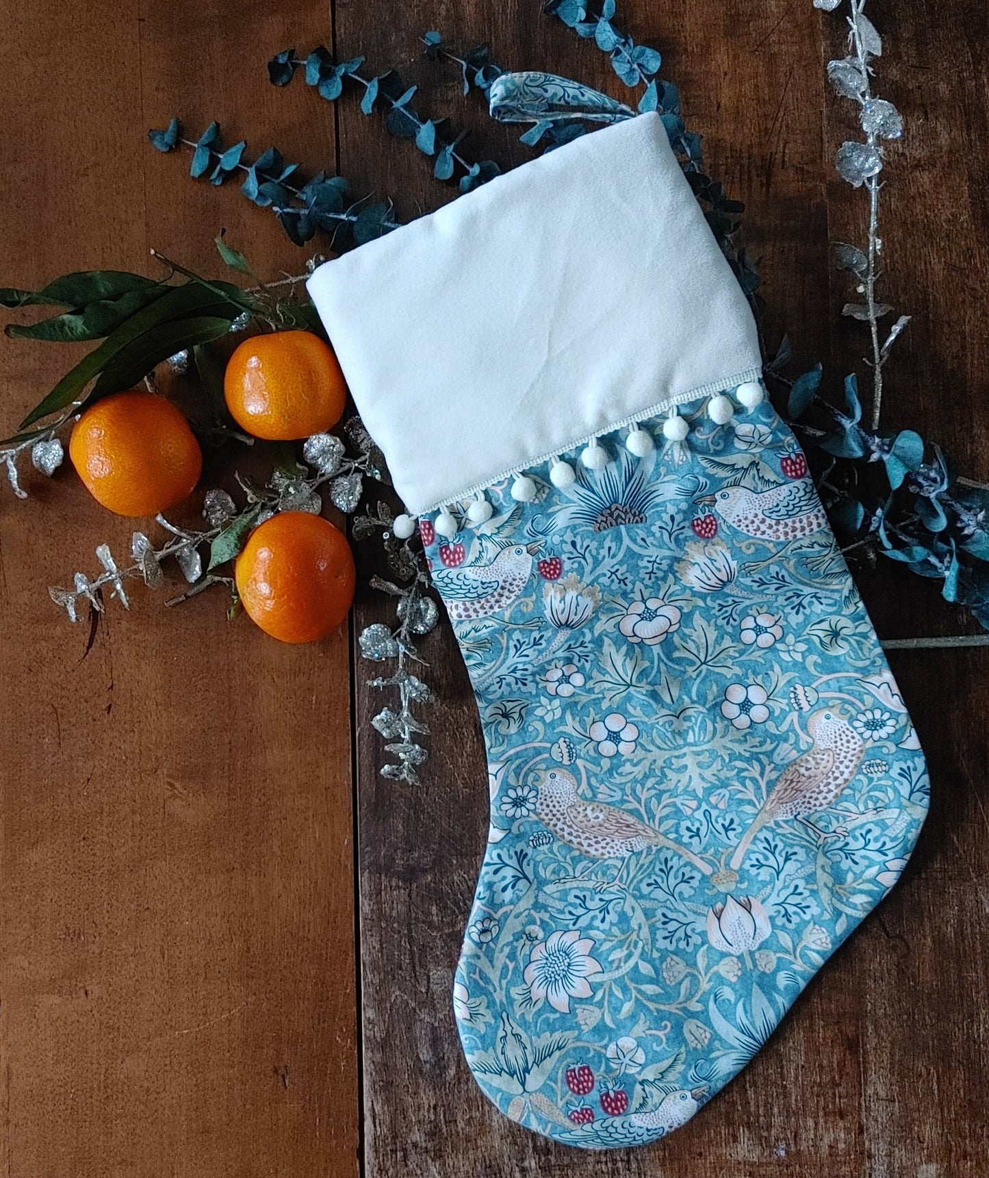 William Morris Christmas Stocking