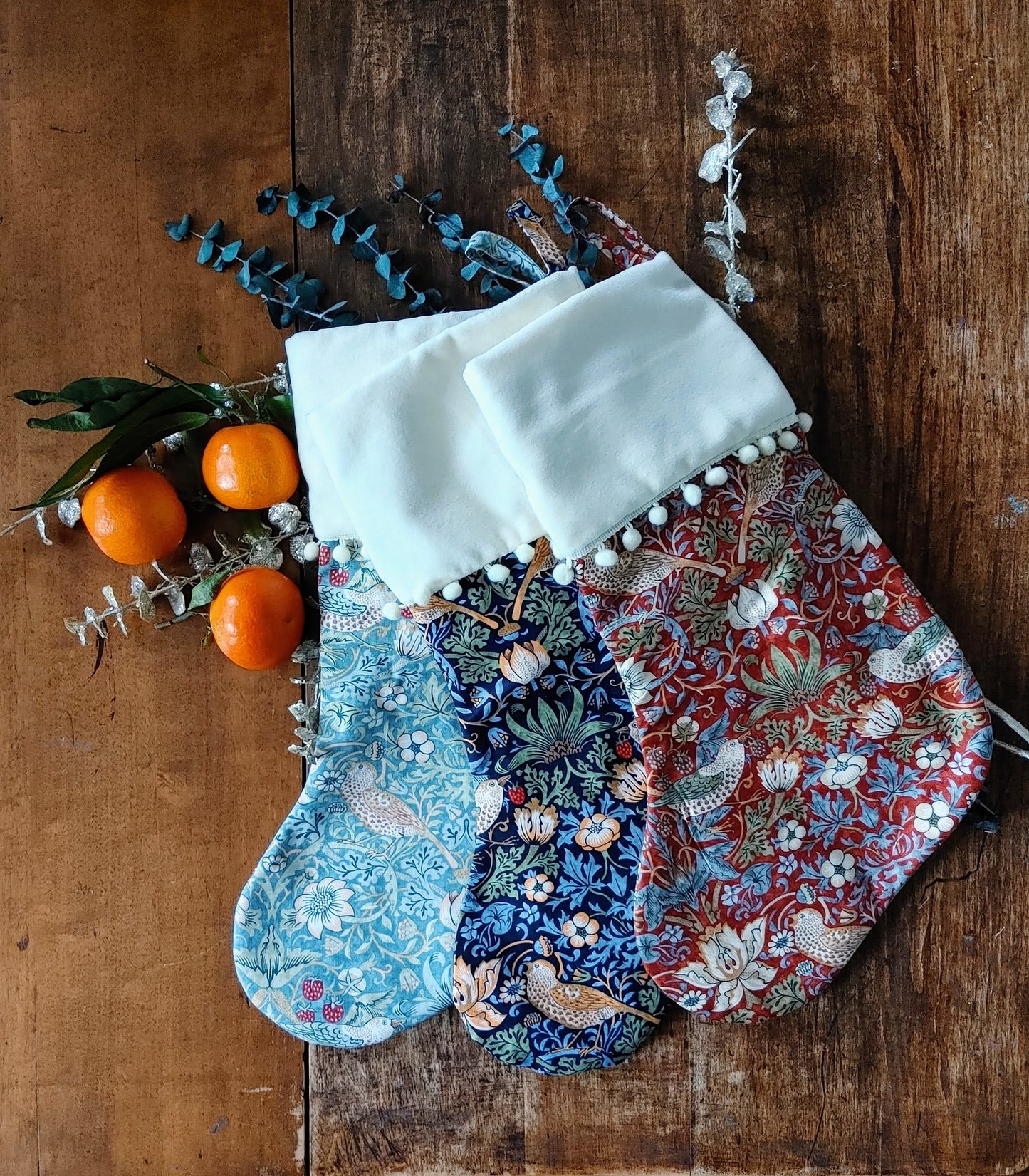 William Morris Christmas Stocking