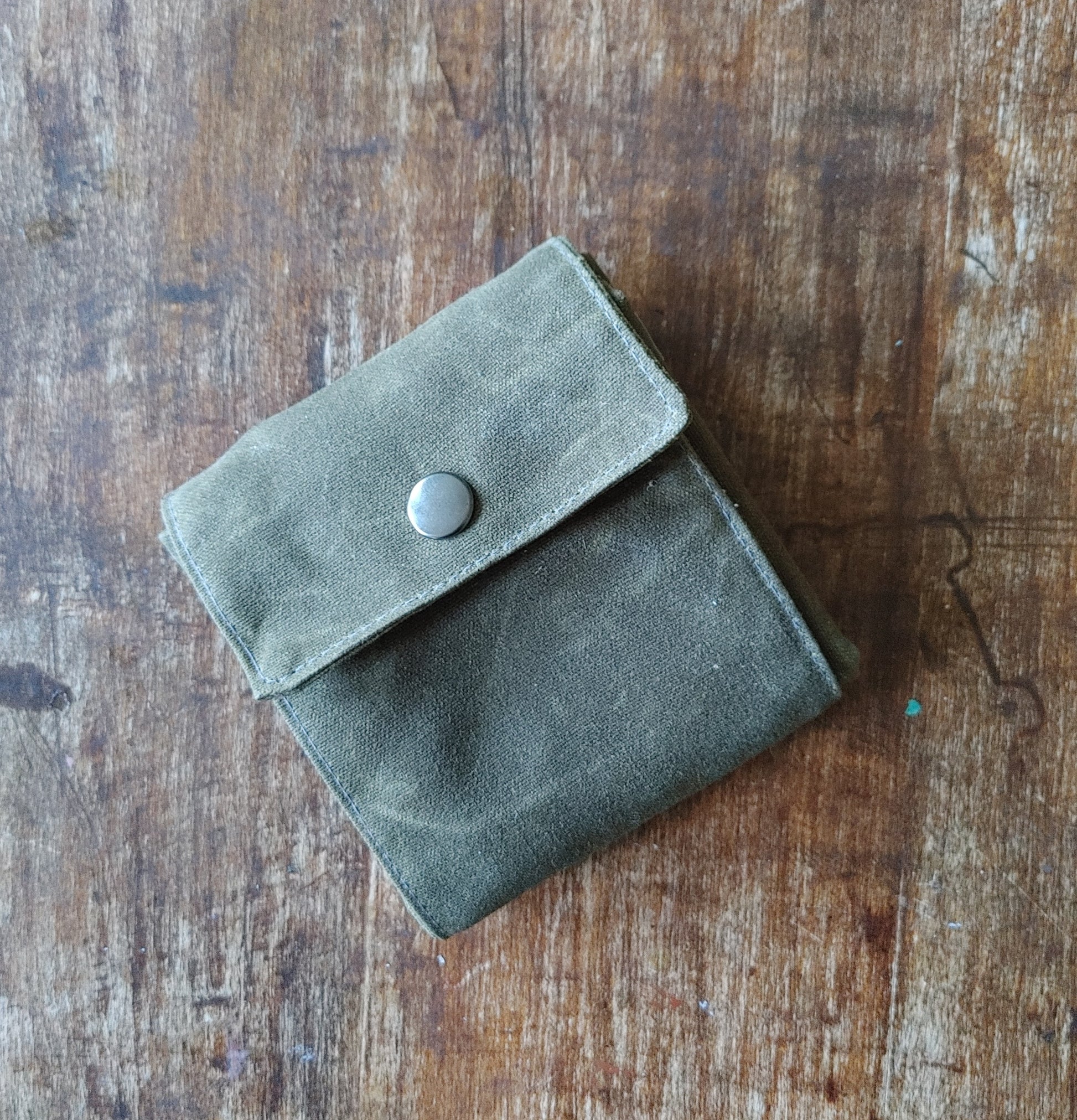 Foraging Pouch- Simple Style in Waxed Canvas