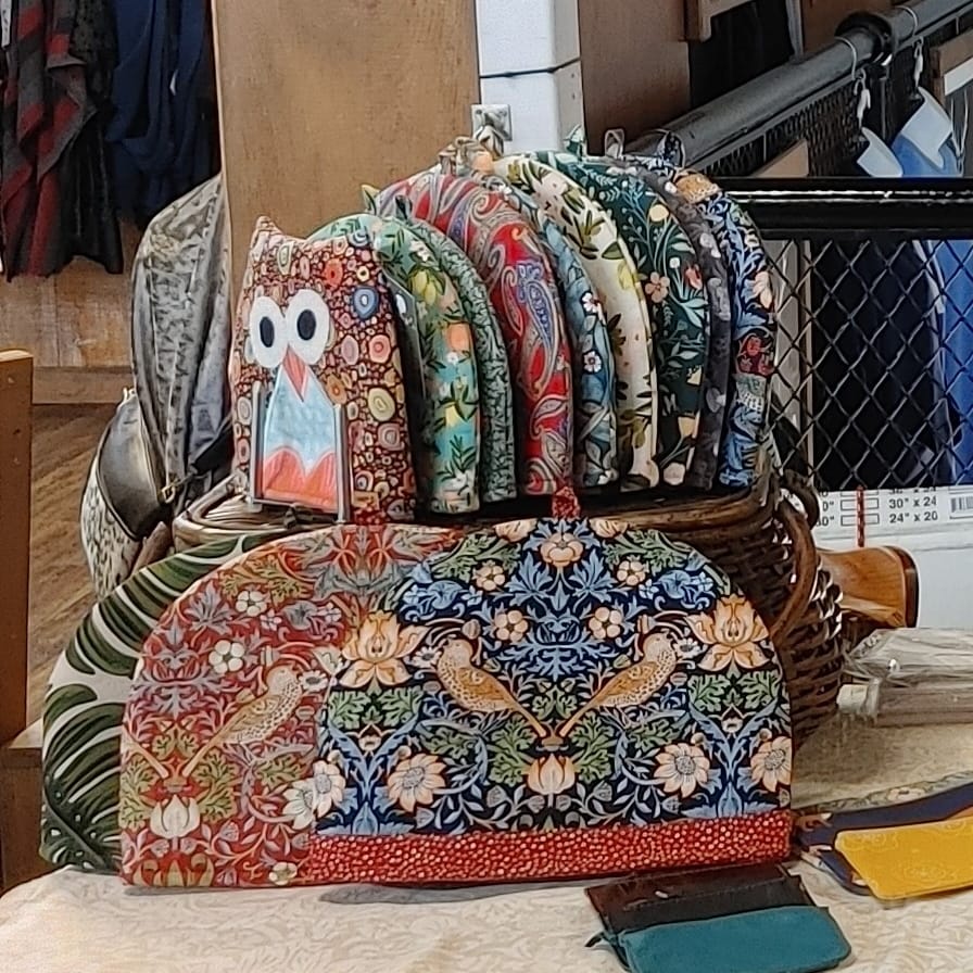Tea Cosy in Strawberry Thief Navy by William Morris- Smaller