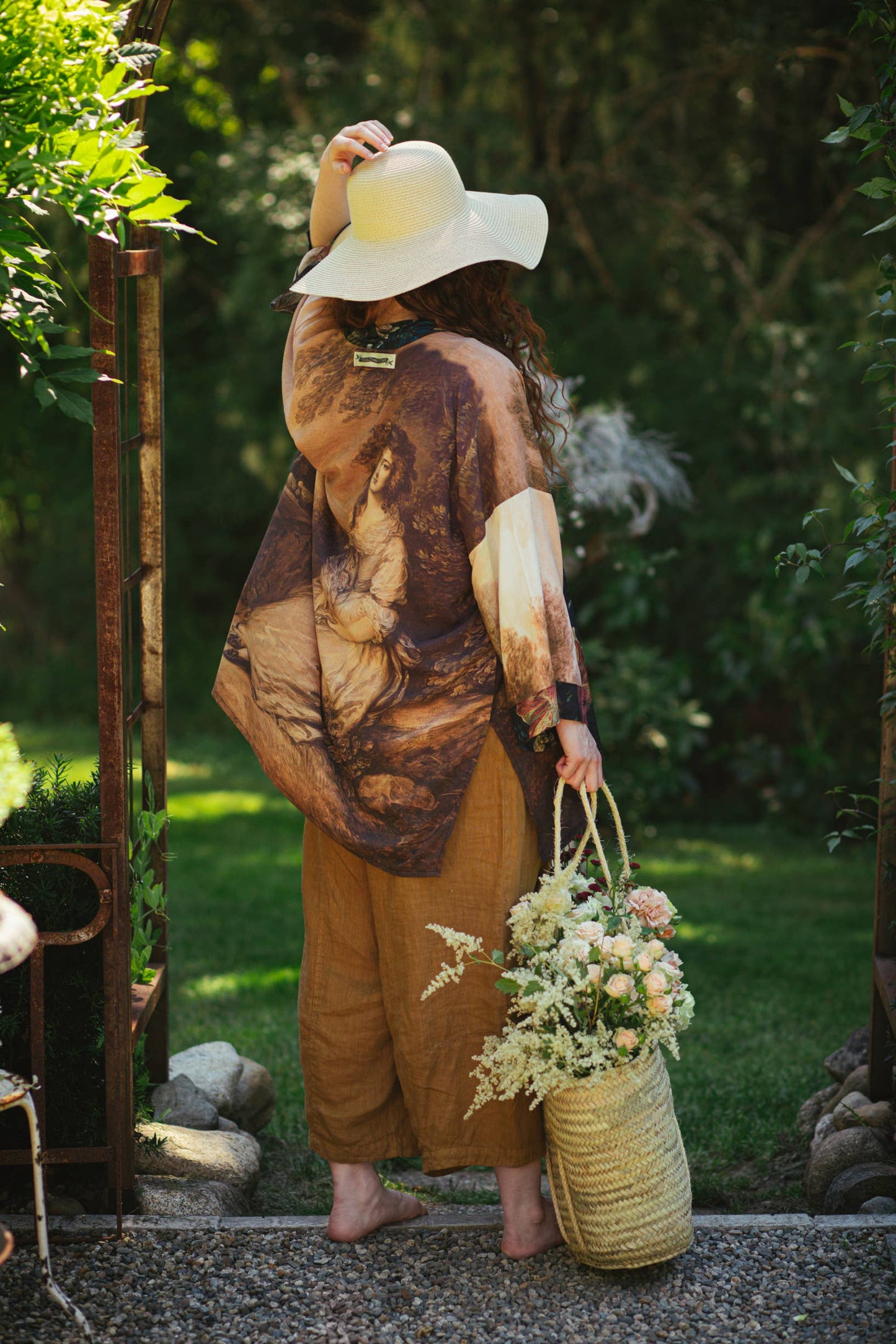 The Artist Bamboo Mid-length Kimono Cardigan