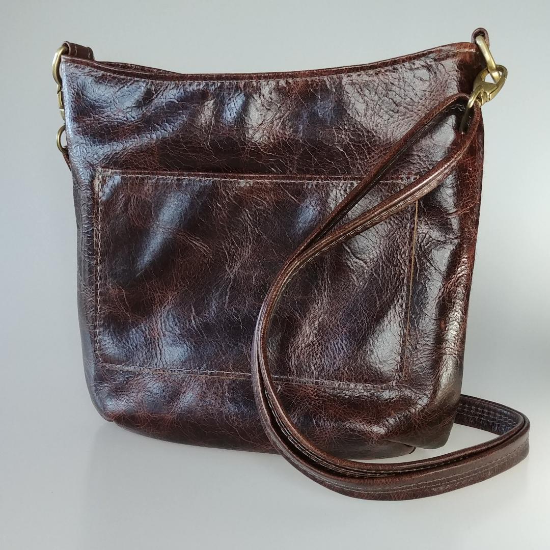 Highland Swish in Leather with Black Watch Harris Tweed