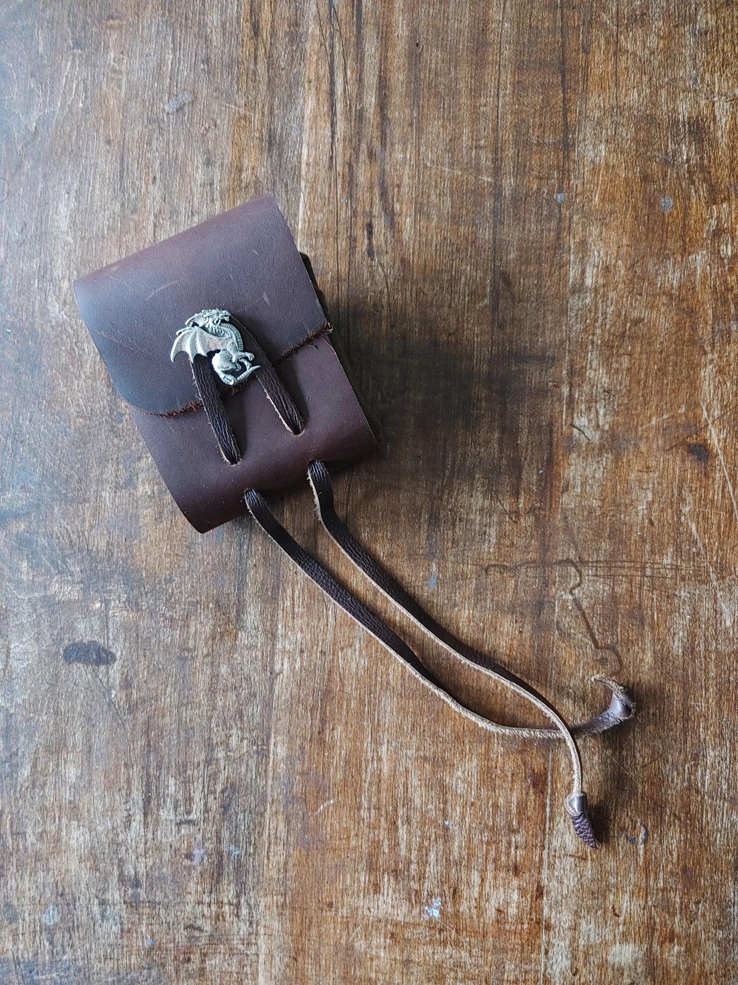 Deluxe Foraging Pouch in Leather and Waxed Canvas