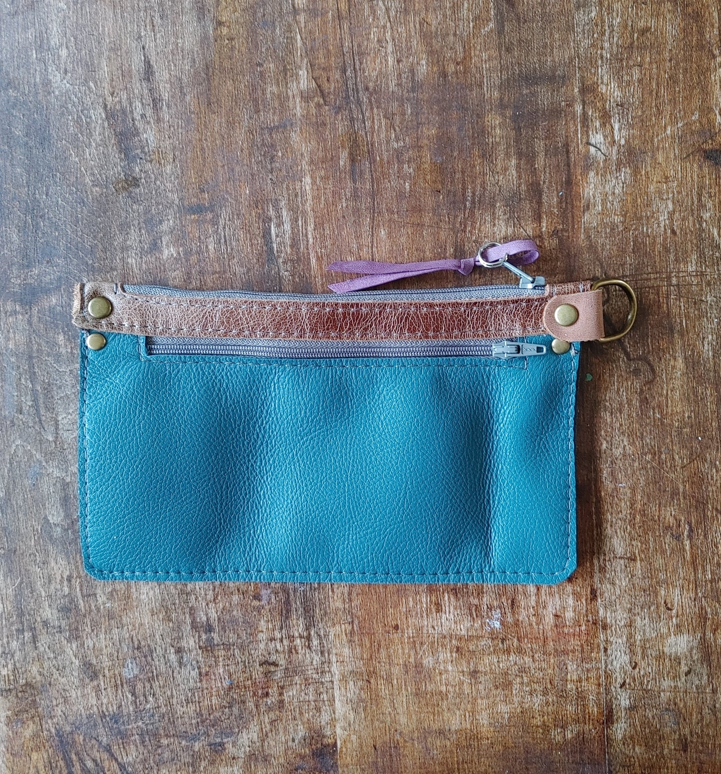 Leather Pouch Wallet. Handmade in Canada