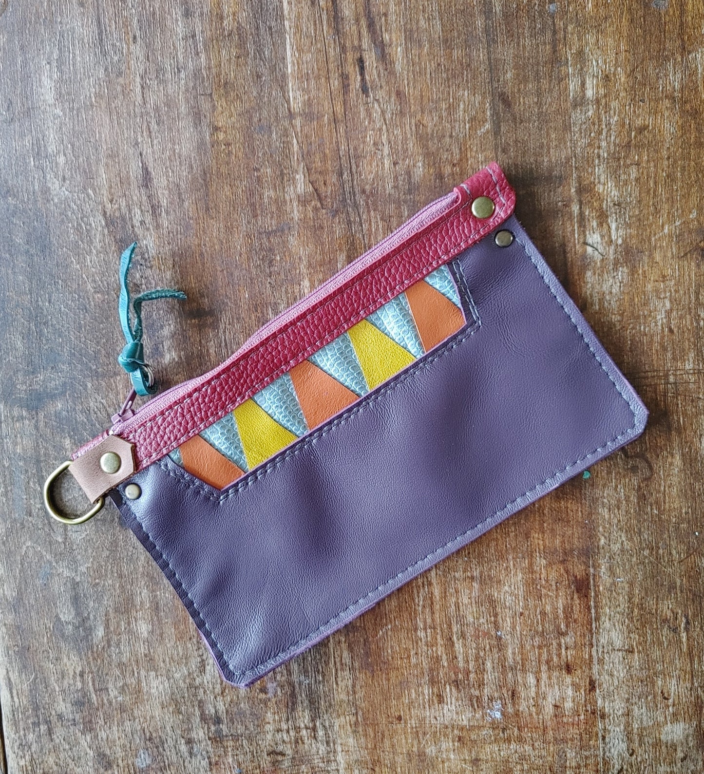 Leather Pouch Wallet. Handmade in Canada