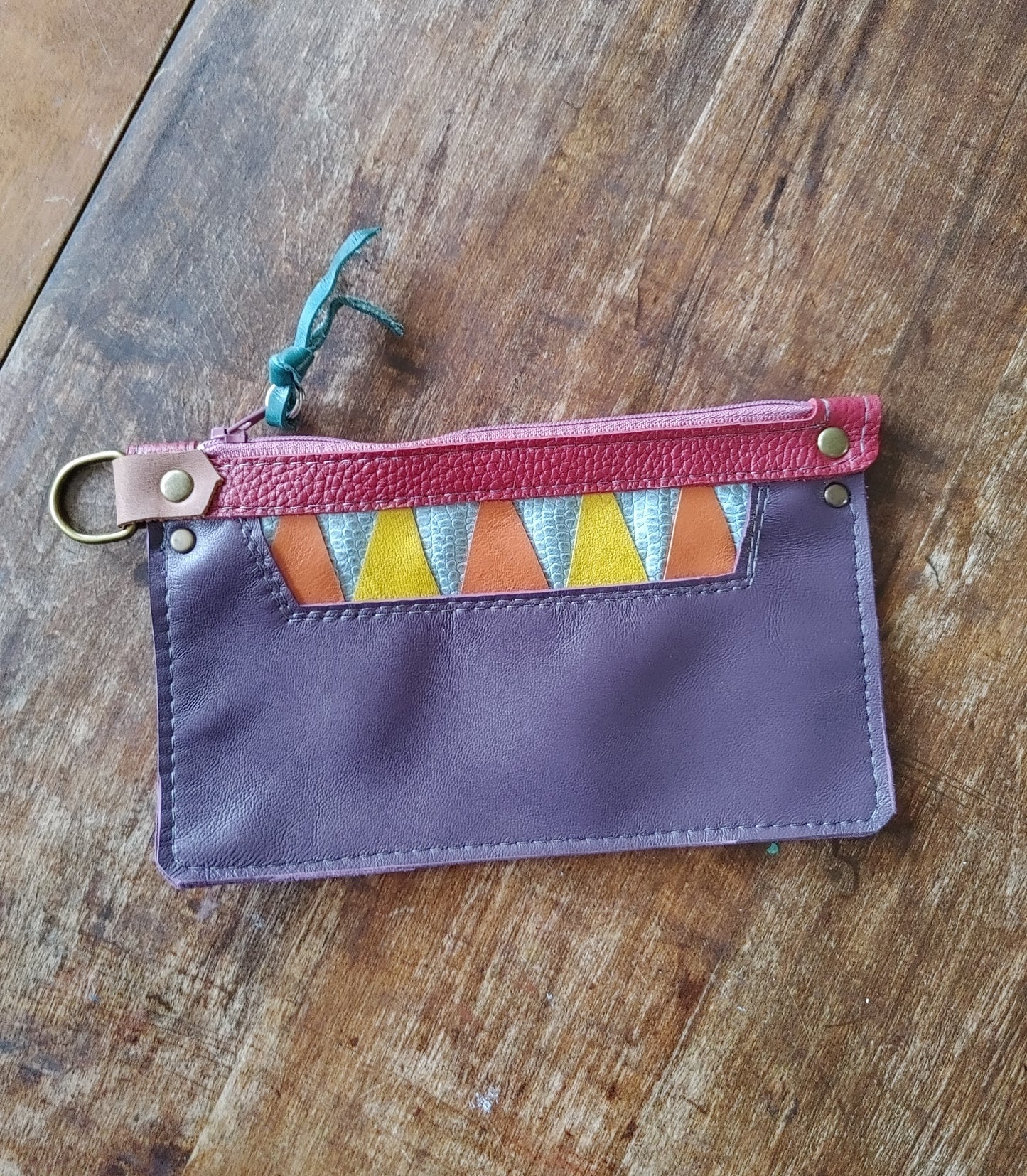 Leather Pouch Wallet. Handmade in Canada