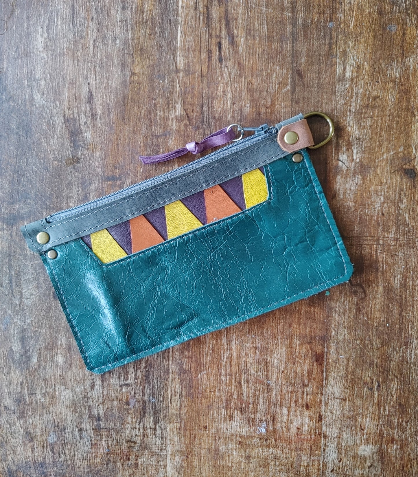 Leather Pouch Wallet. Handmade in Canada