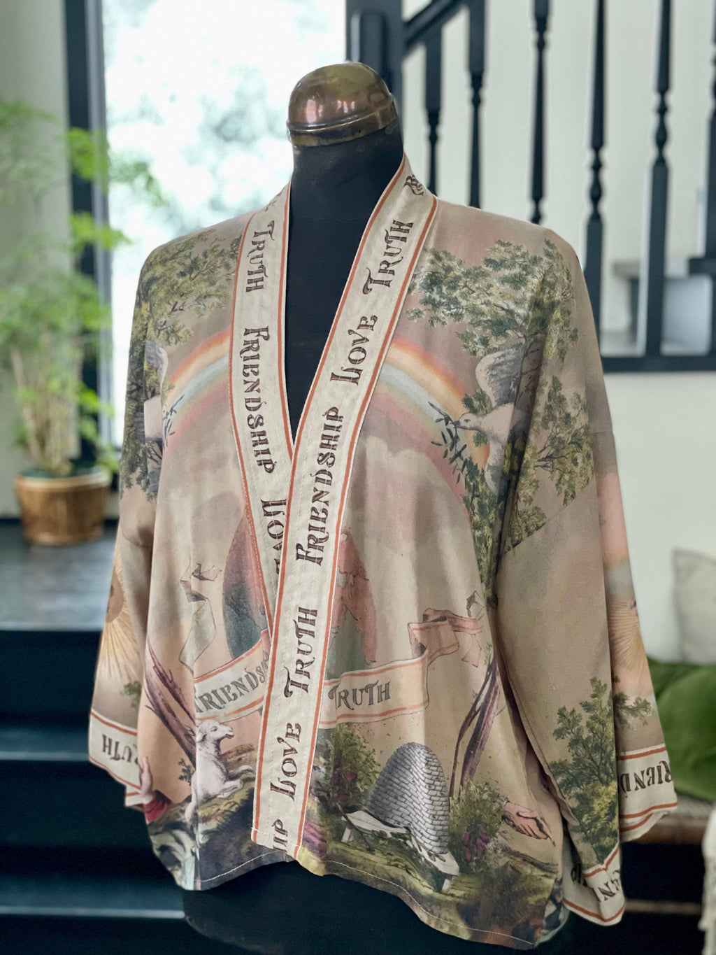 Friendship Love & Truth Vintage Wash Pixie Duster Kimono