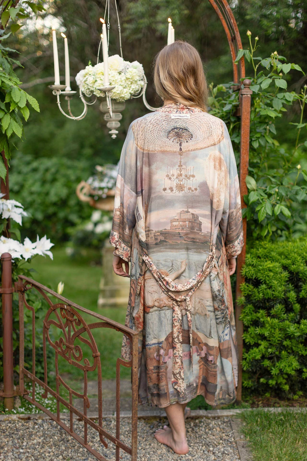 Imaginarium Opera Duster Kimono Robe w/ Moon, Dreamer
