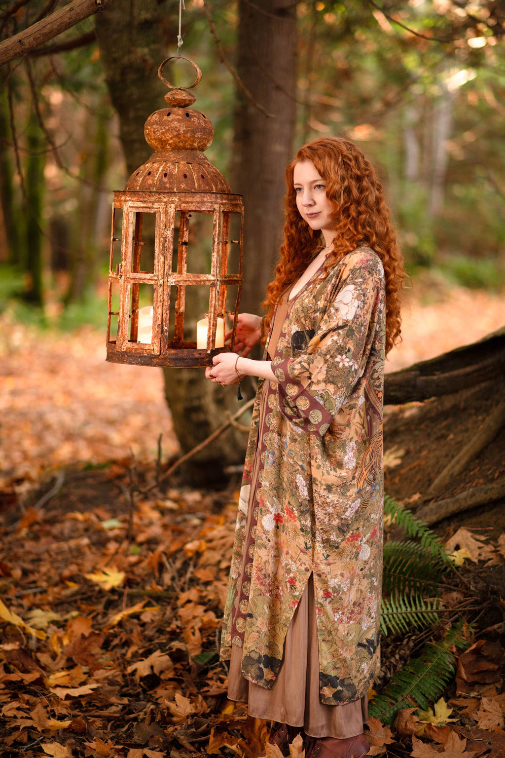 Market of Stars Duster- Dream Weaver Opera Duster Robe with Zodiac Signs