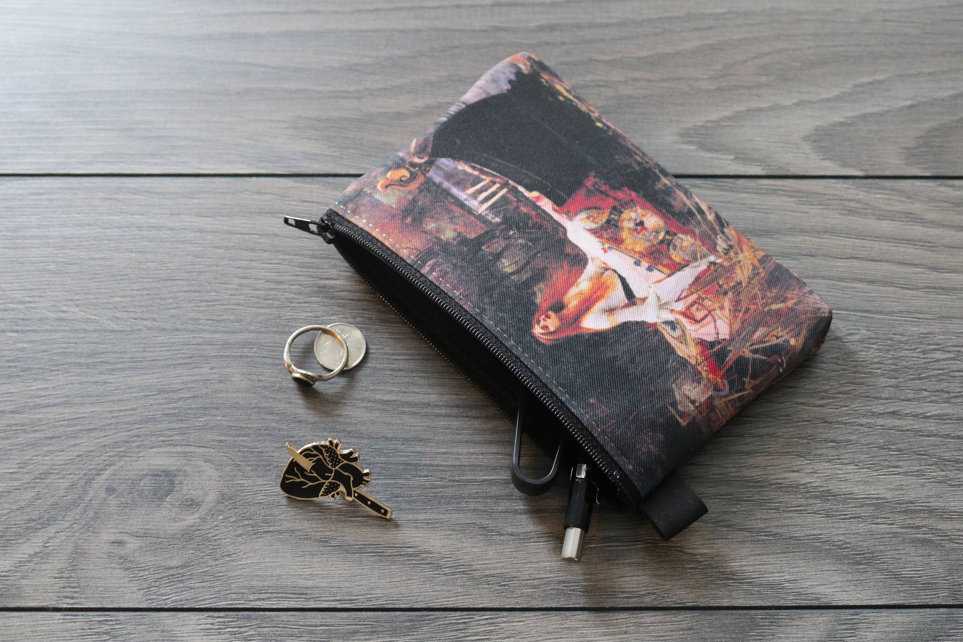 Lady of Shallot - twill coin case - John William Waterhouse