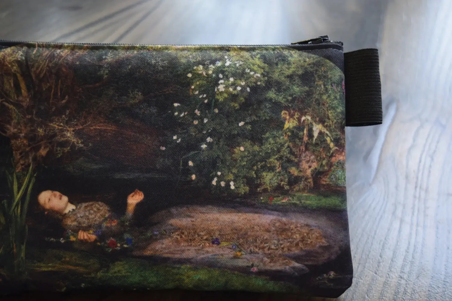 Ophelia - John Everett Millais - lined twill pencil case 