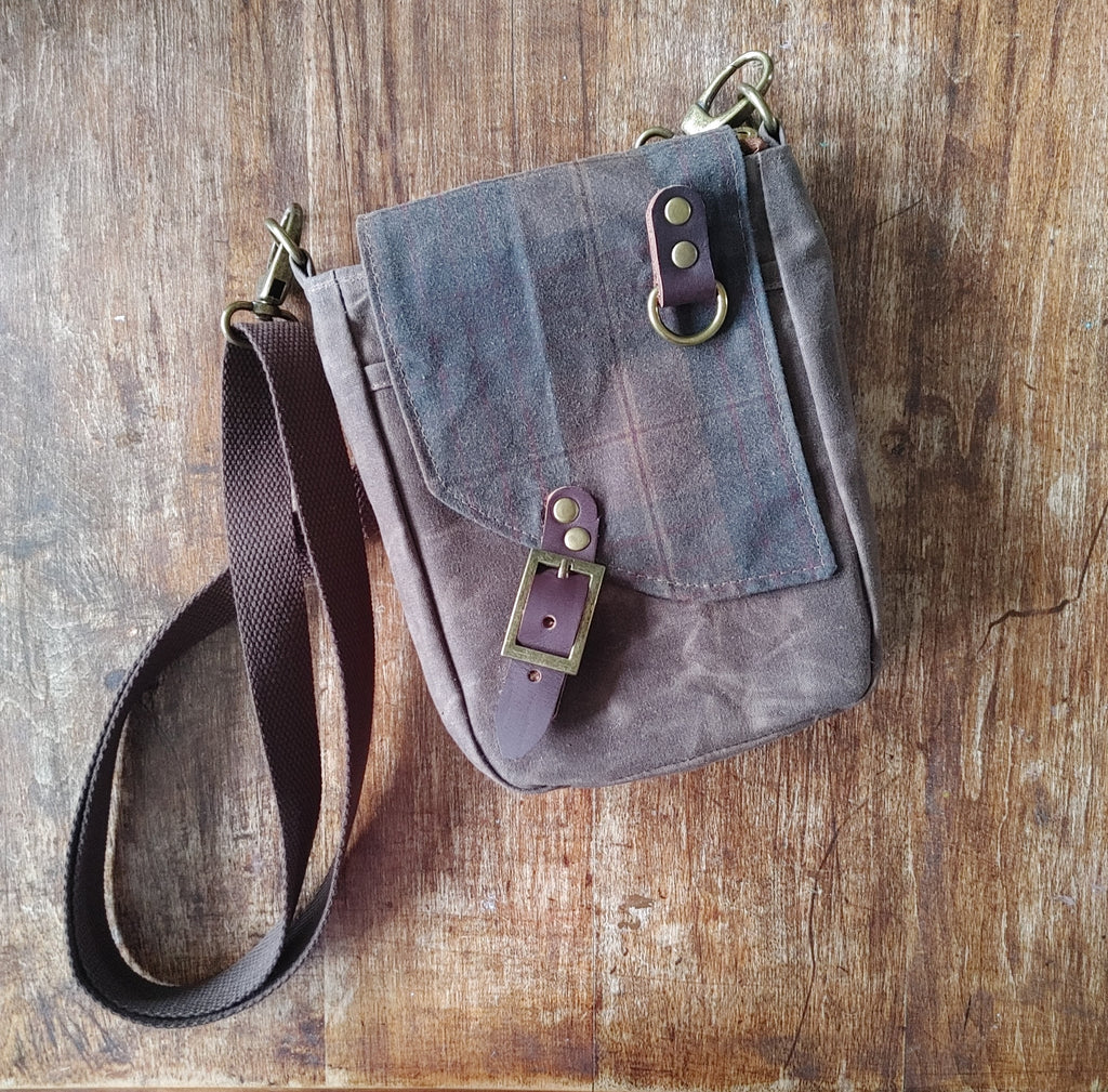 A Ranger Scout Satchel in Waxed Canvas