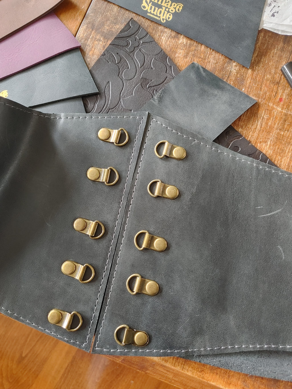 Curvy Leather Corset Belt