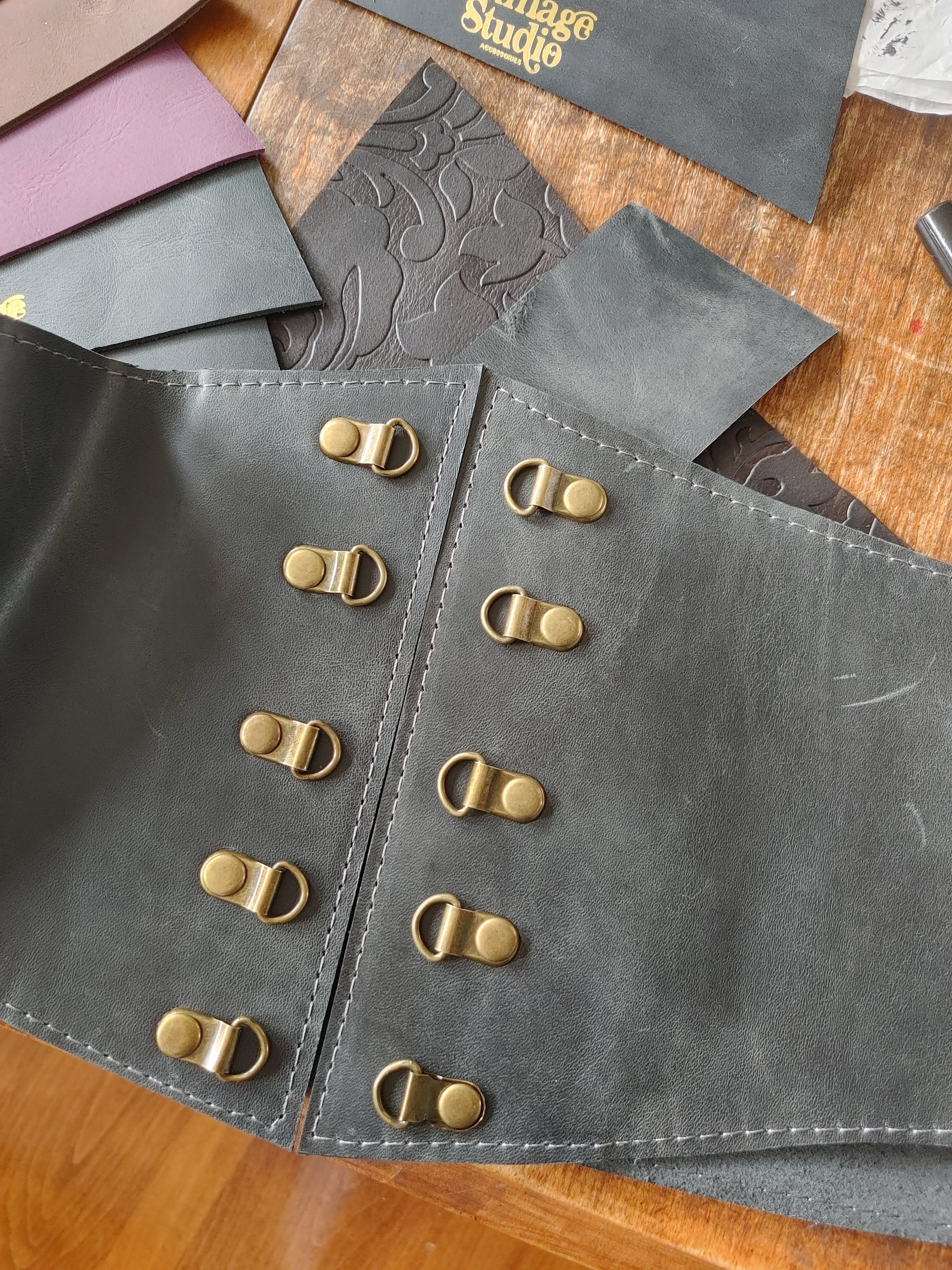 Curvy Leather Corset Belt
