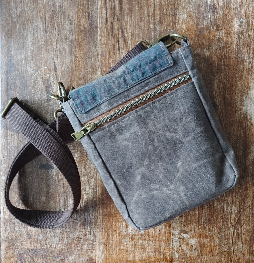 A Ranger Scout Satchel in Waxed Canvas