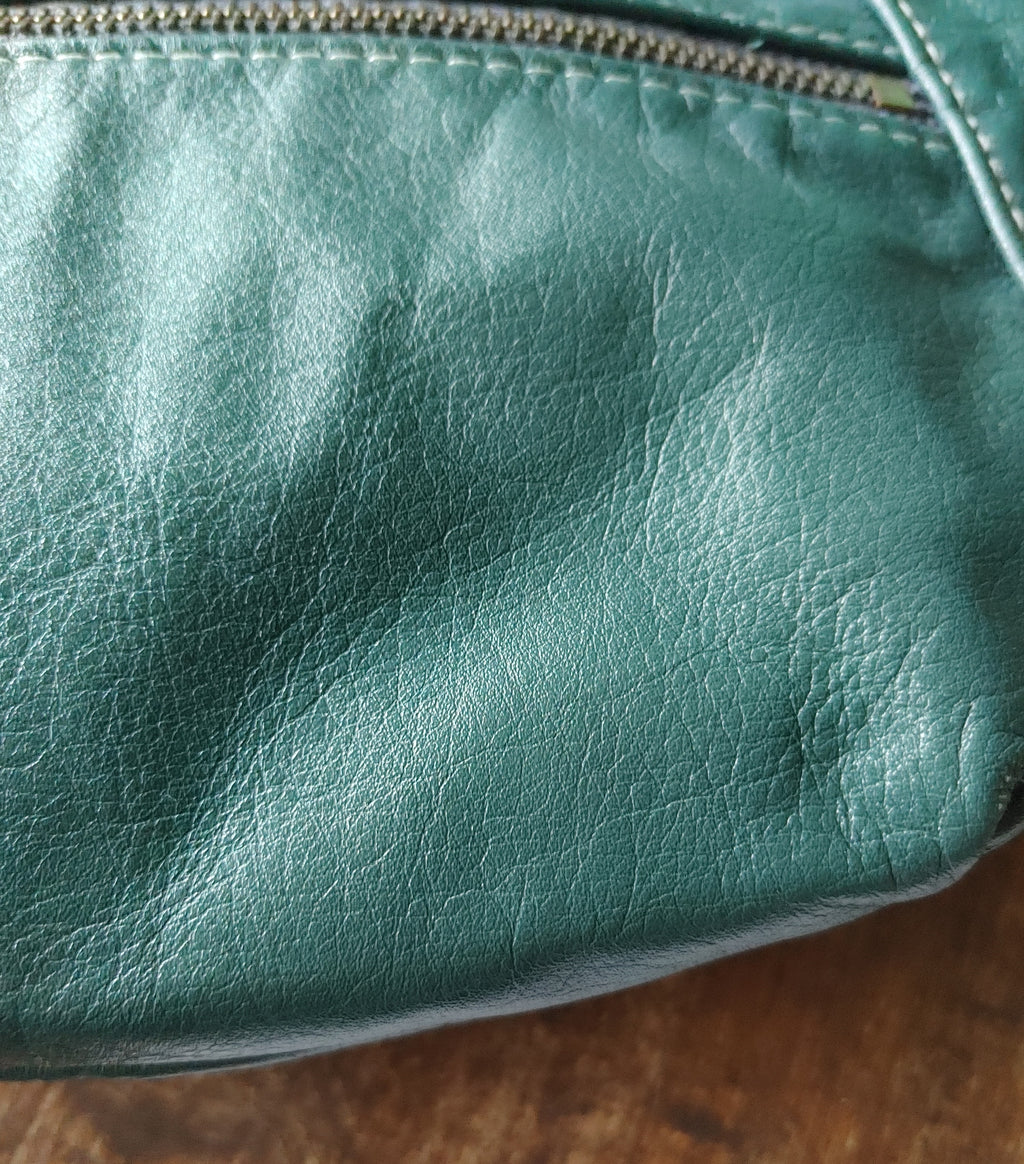 A Belt Bag / Hip Pack Large Capacity in Tan Leather