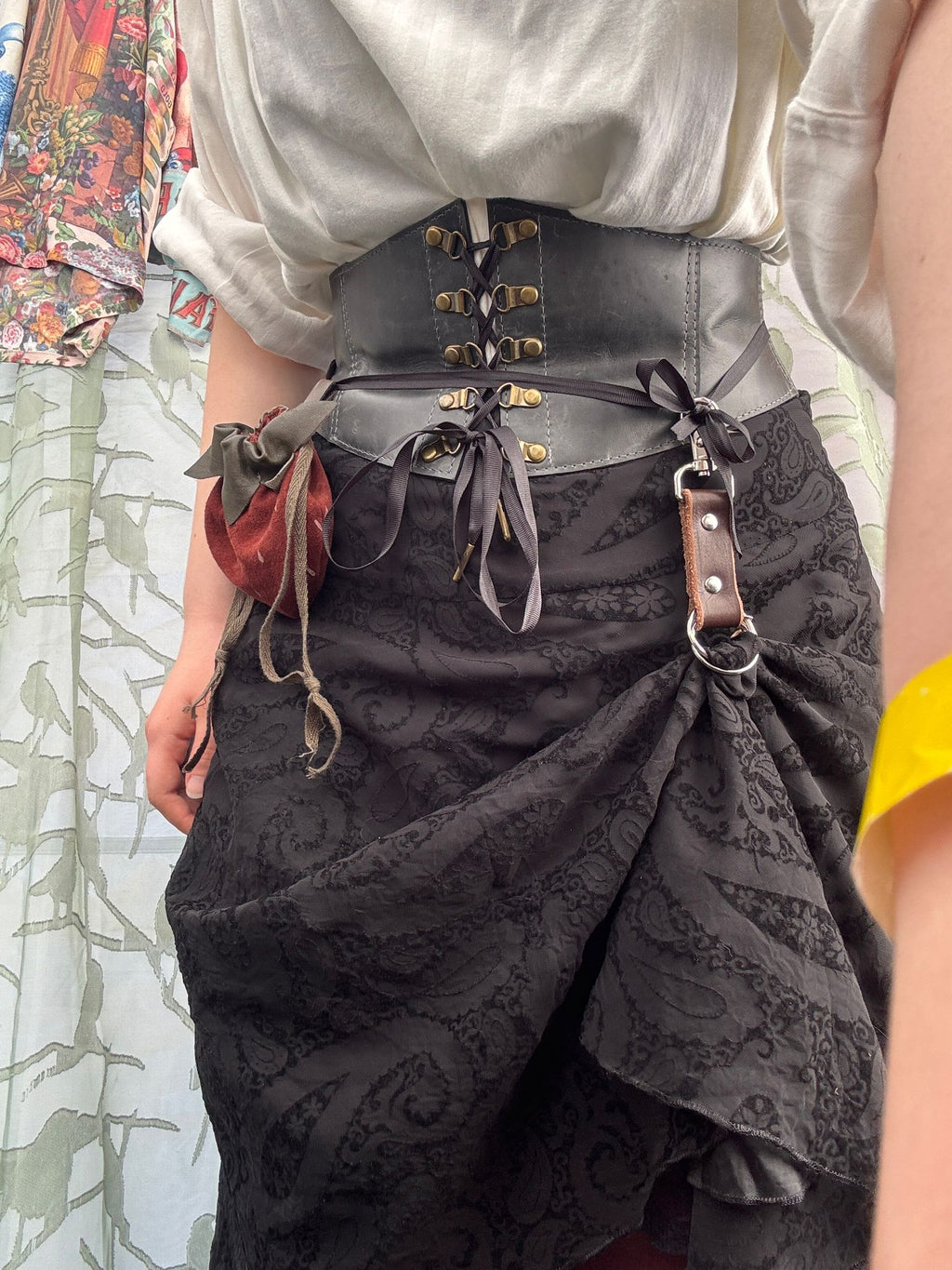 Curvy Leather Corset Belt